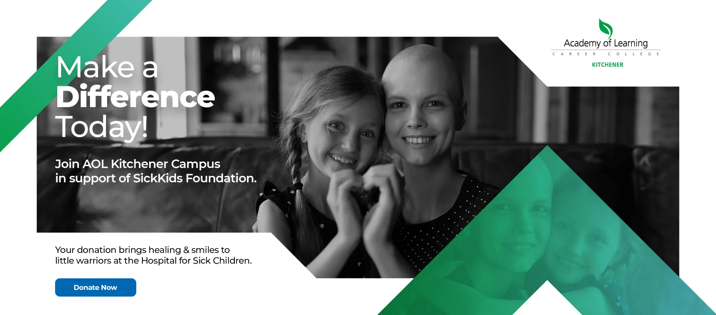 AOL - Banner for Sick Kids (Kitchener) - Updated